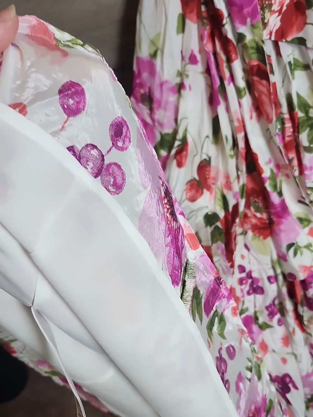 Abercrombie Hardware Drama Puff Sleeve Dress In White Floral